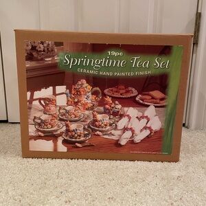 Springtime Ceramic Tea Set